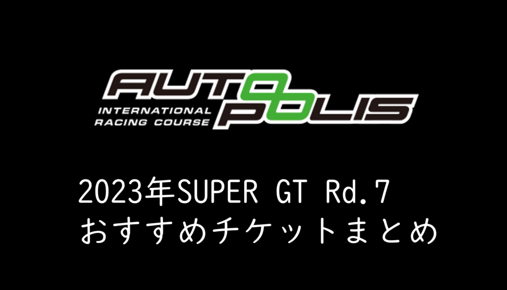 スーパーGT オートポリス　チケット　観戦　大人2名分　駐車券セットでの販売希望です